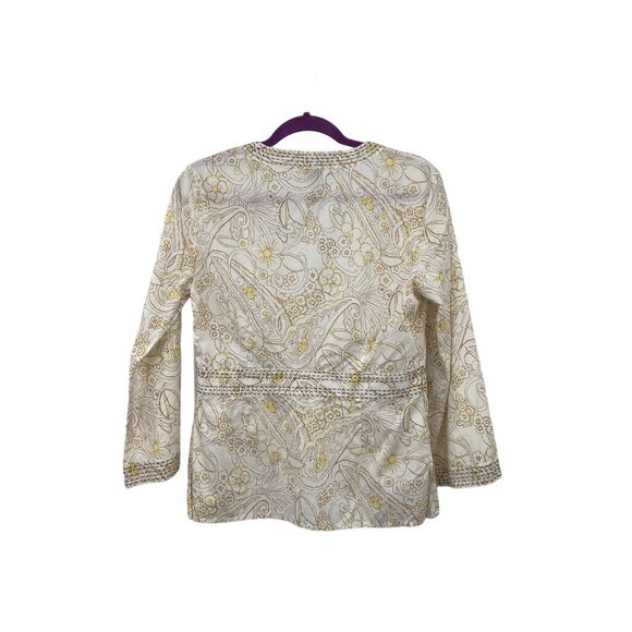 Eddie Bauer Blouse Womens M Tall Used - Picture 2 of 12